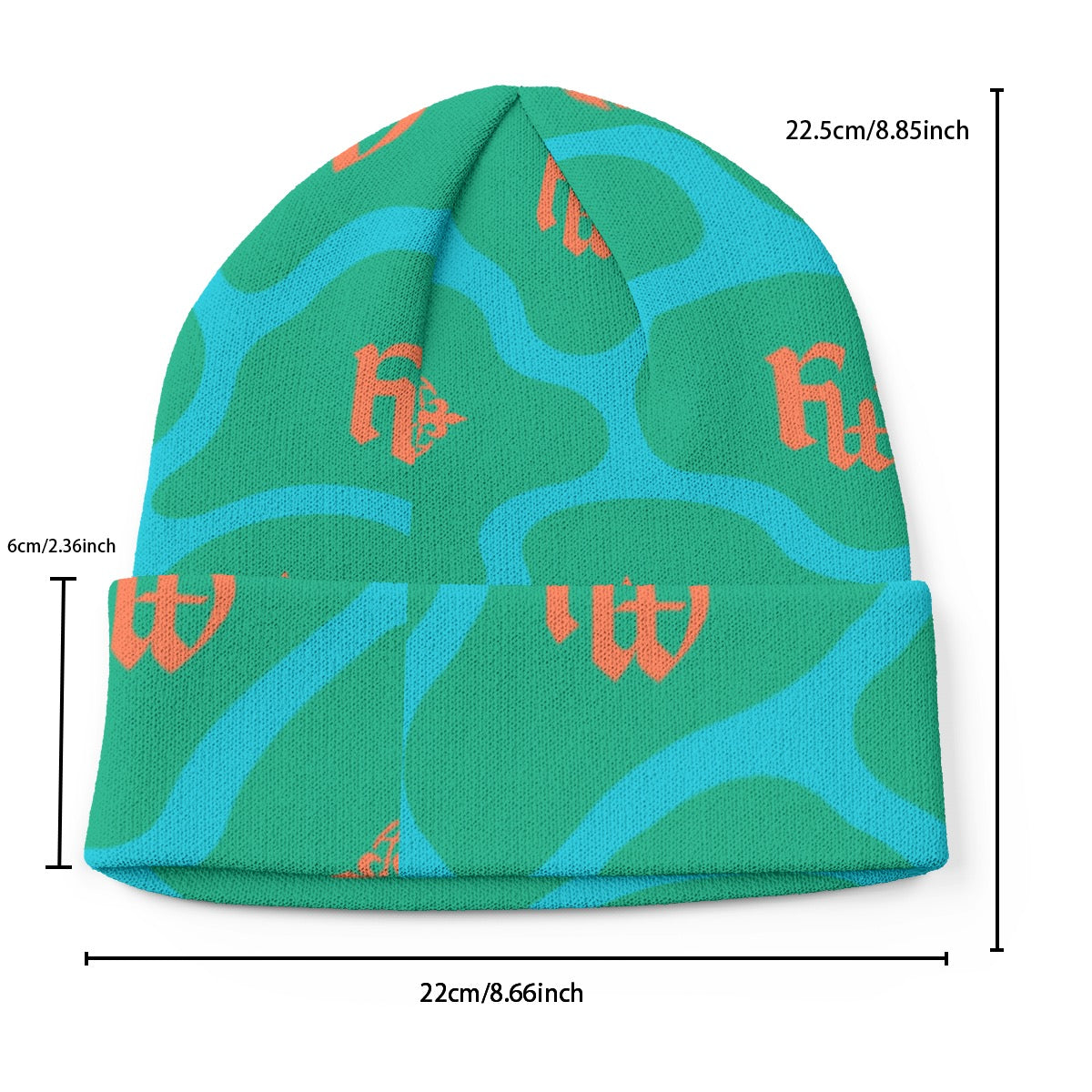 Sea Foam Green FW Skull Cap