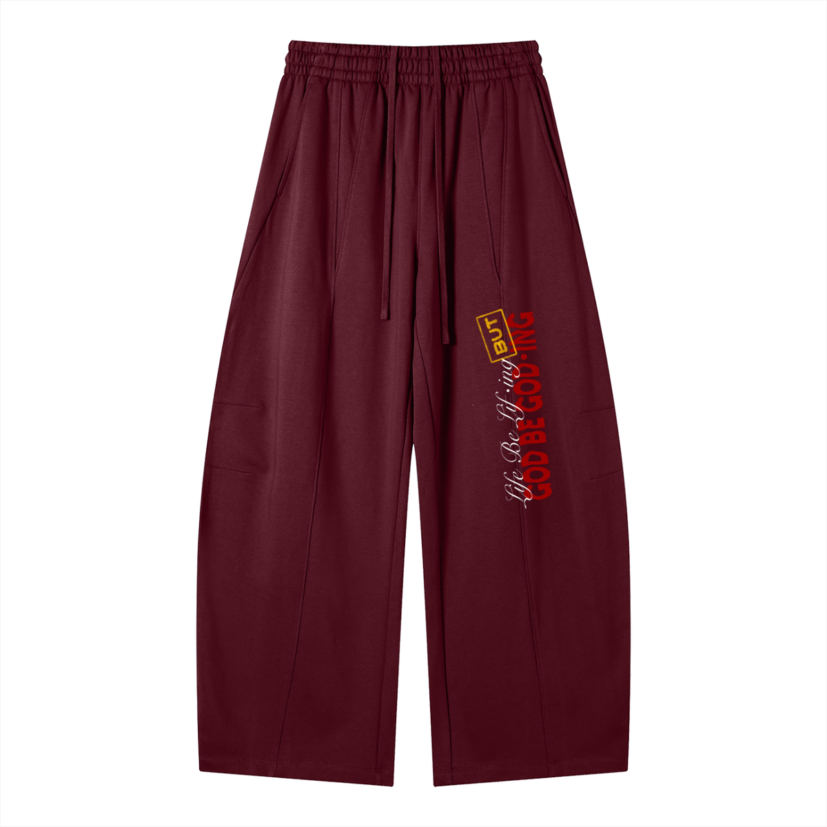 God Be GOD-ING Wide Leg Sweatpants