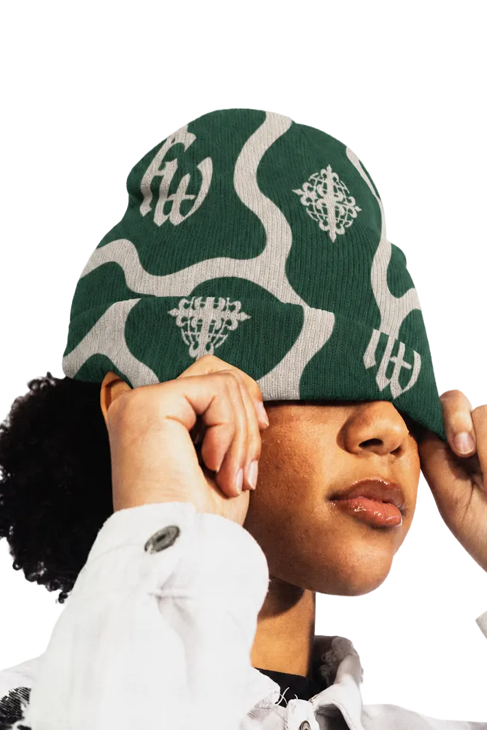 Forest Green FW Skull Cap