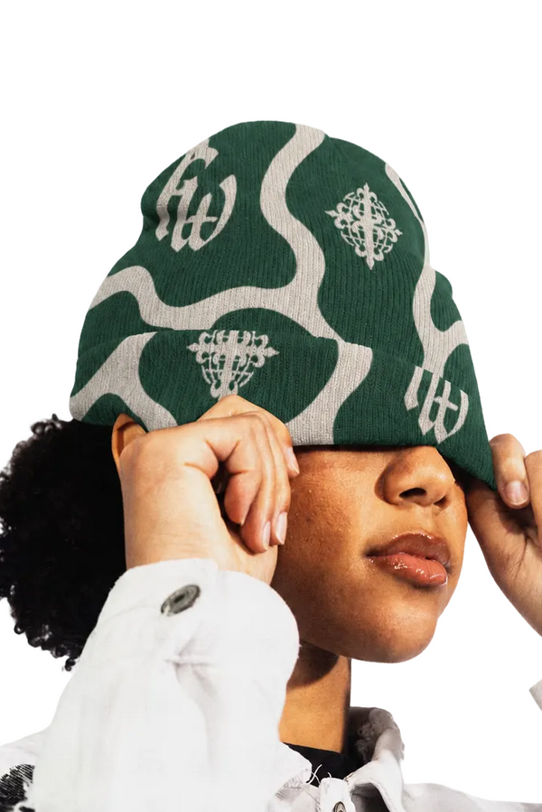 Forest Green FW Skull Cap